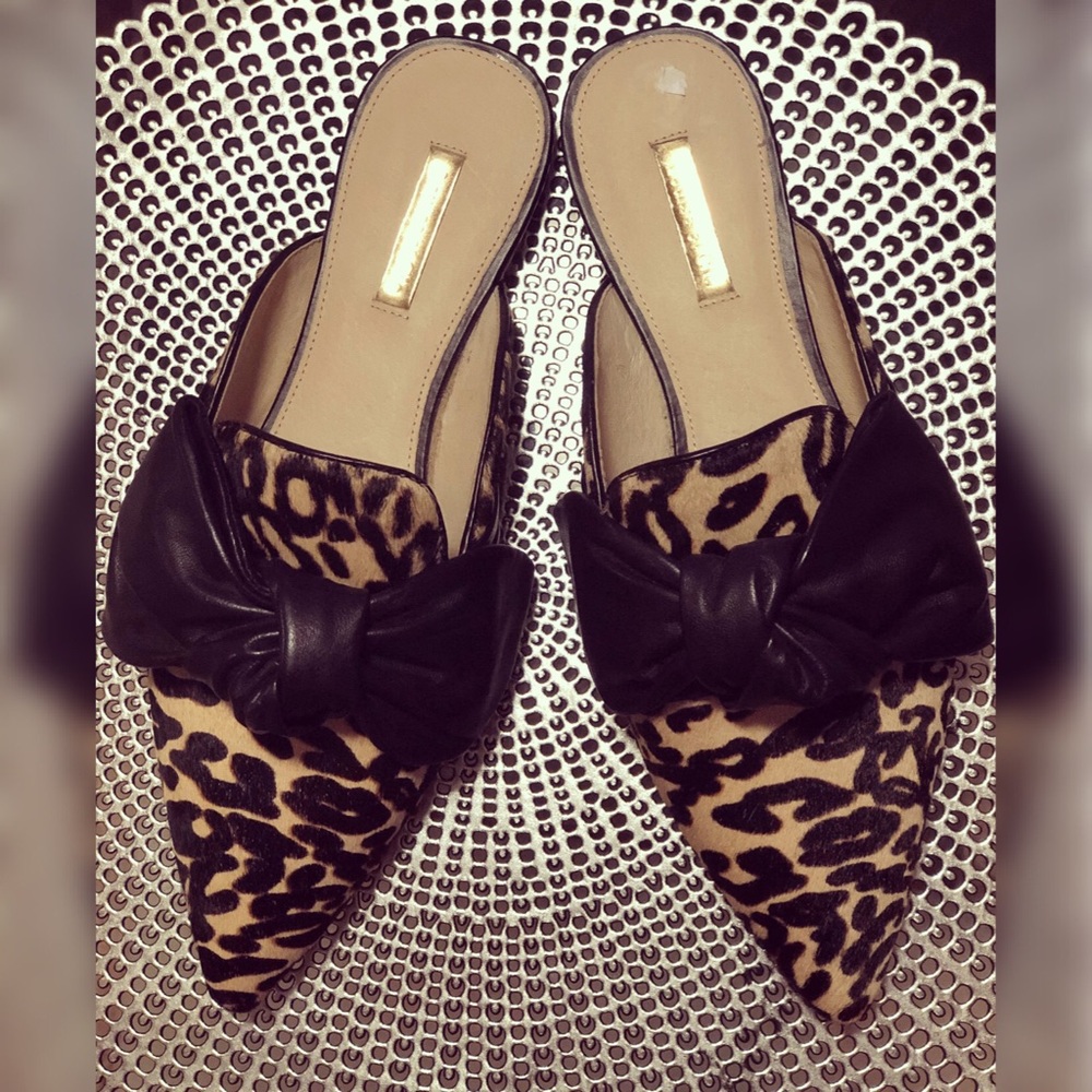 Louis et Cie Cow Fur Flats